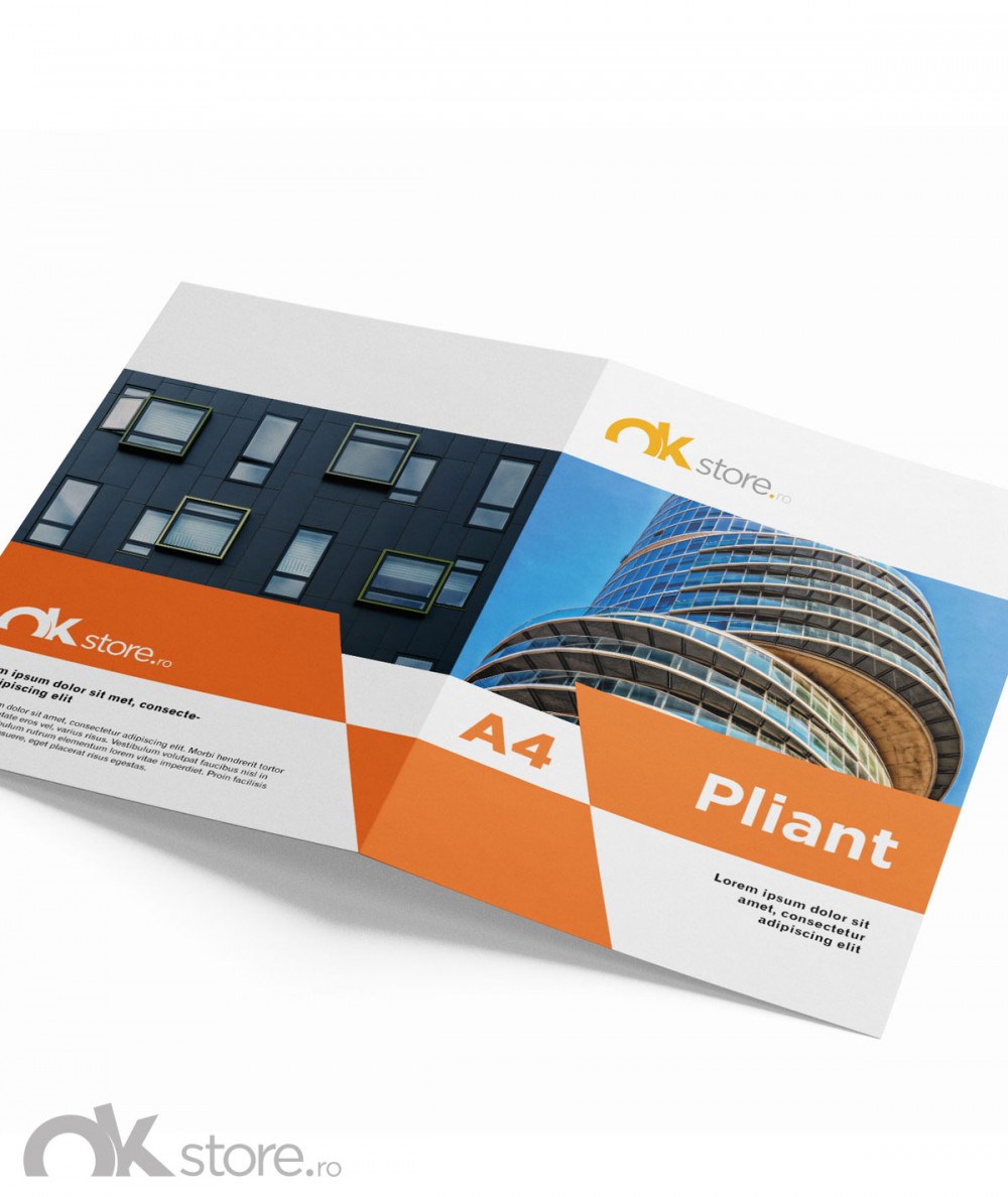 Pliant A4 Tipar Digital