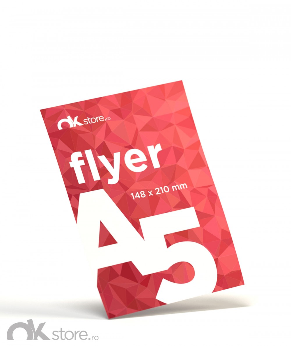 Flyer A5 tipar digital Fluturas A5 Tipar digital