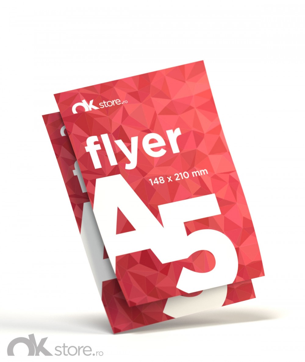 Flyer A5 tipar digital Fluturas A5 Tipar digital