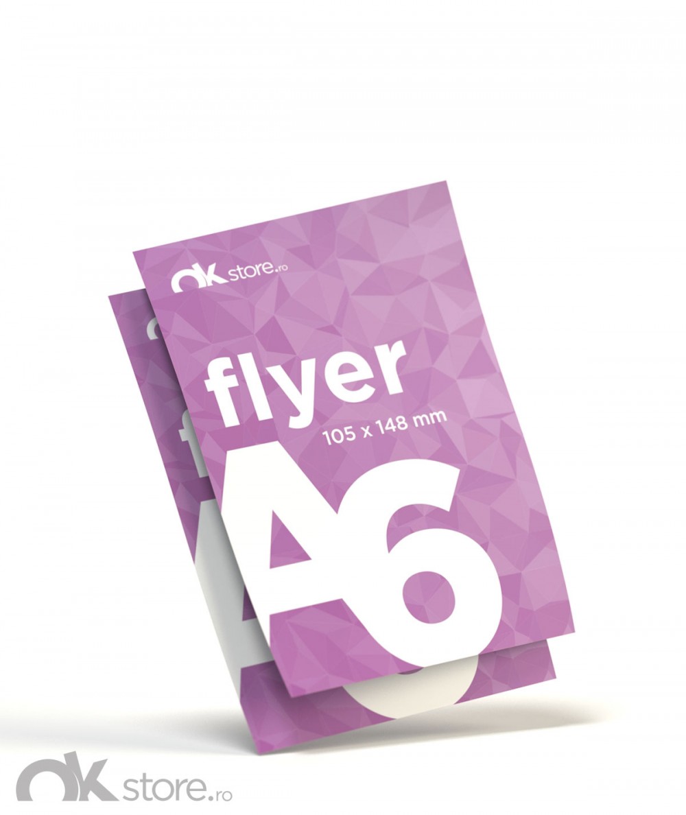 Flyer A6 tipar digital Fluturas A6 Tipar digital