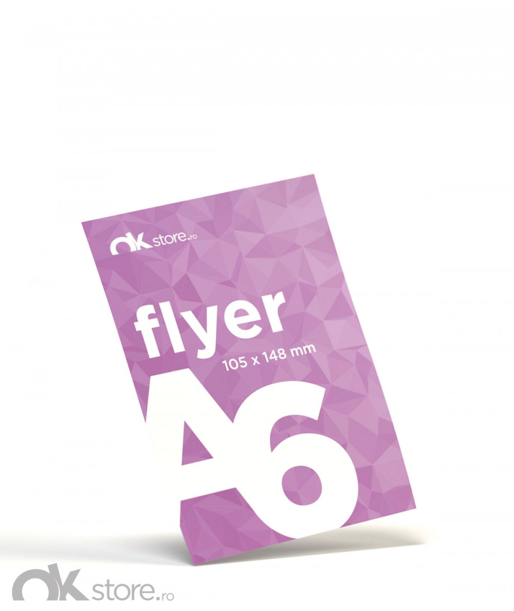 Flyer A6 tipar digital Fluturas A6 Tiparit offset
